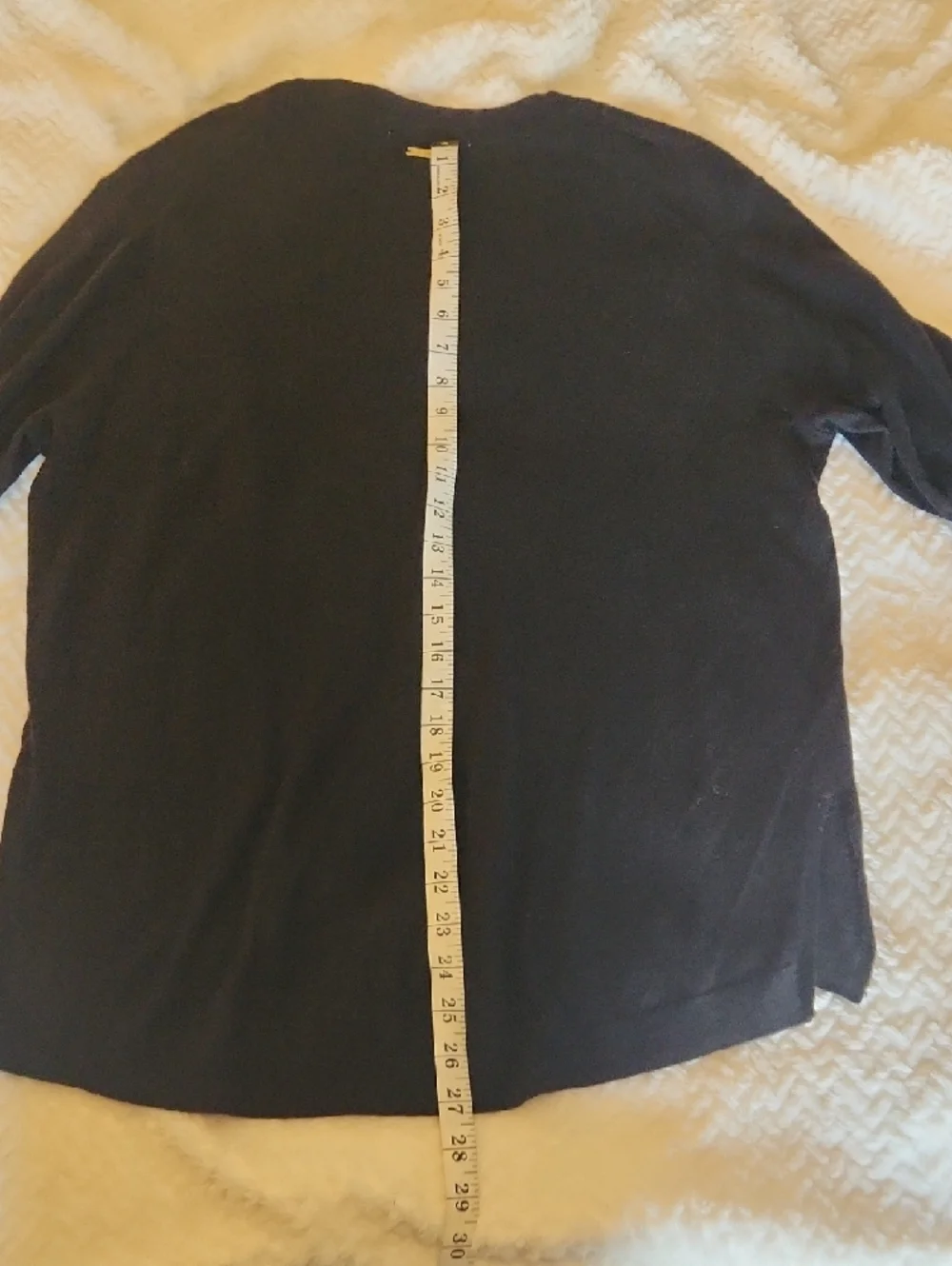 Michael Kors Black V- neck Long Sleeve Sweater Women's M